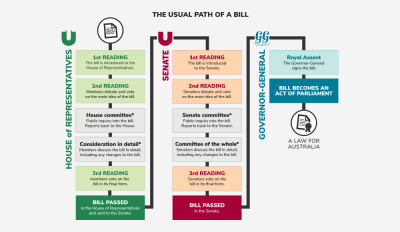 The usual path of a bill