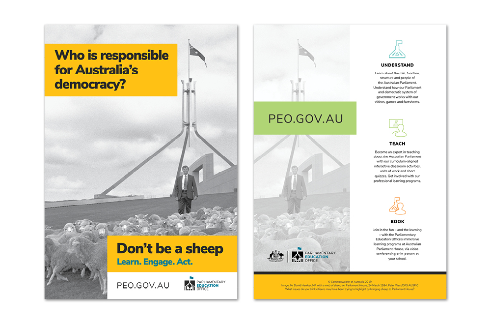 PEO democracy poster