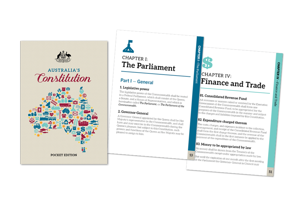 printed pocket constitution