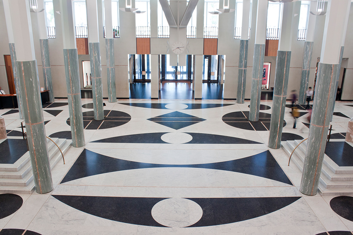 The Marble Foyer, Australian Parliament House